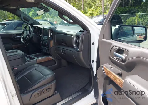 2020 Chevrolet Silverado 1500 4Wd Short Bed High Country z USA, uszkodzony, nr VIN 3GCUYHET3LG211771